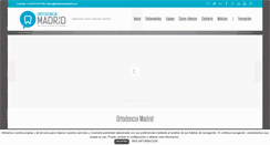 Desktop Screenshot of ortodonciamadrid.com